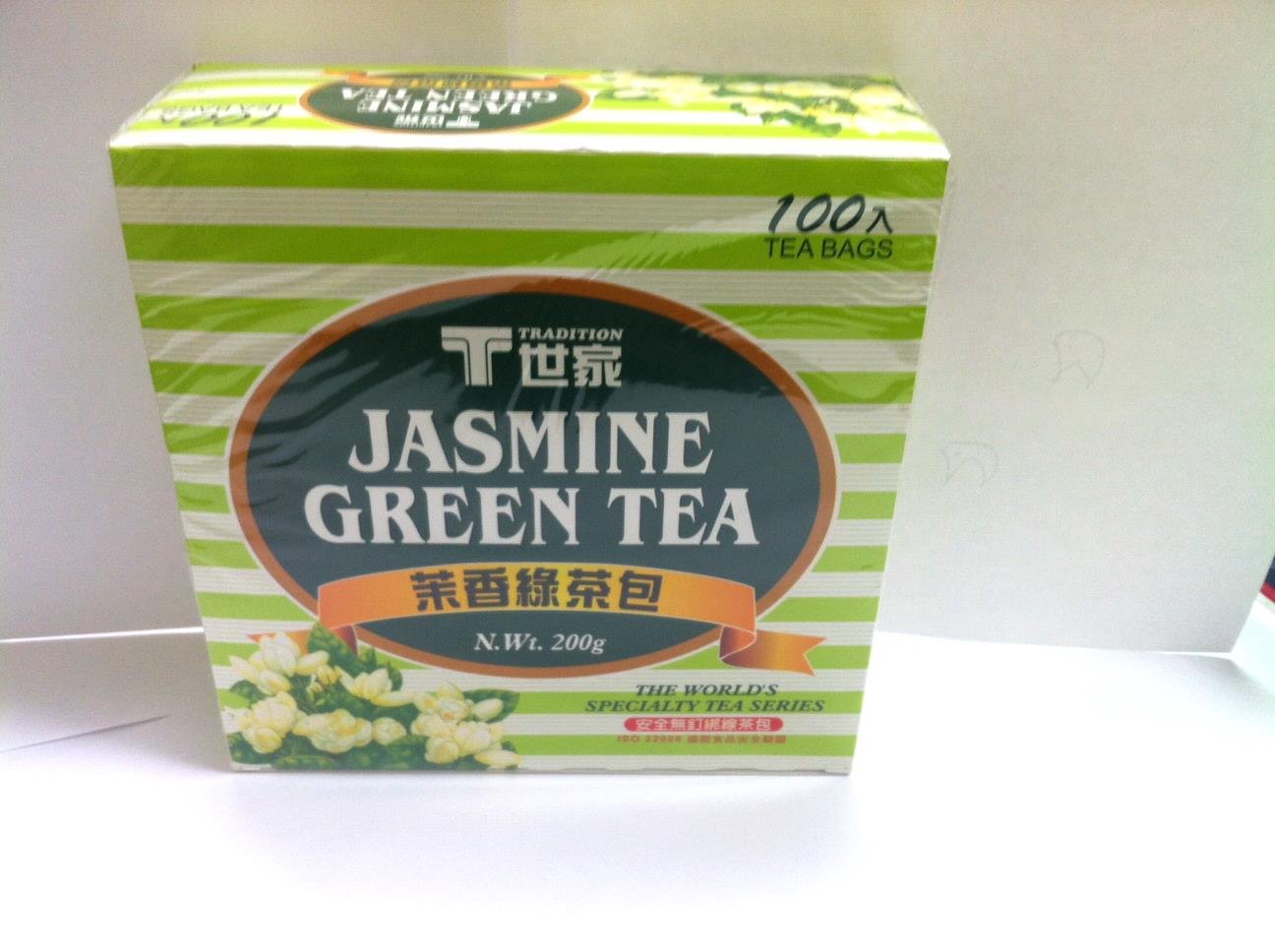 Amazon.com : Tradition Jasmine Green Tea (200g) - 100 Tea Bags